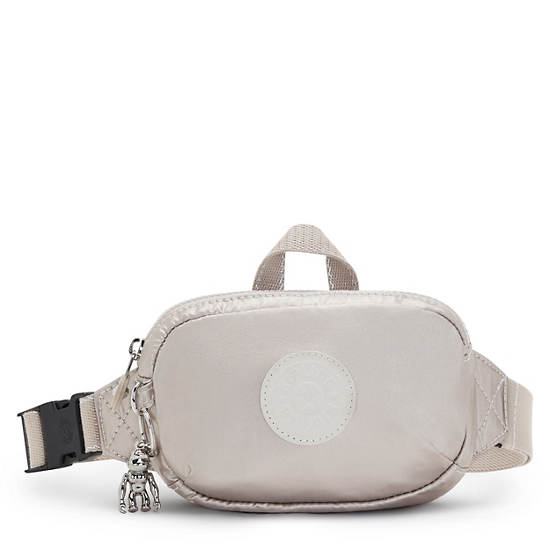 Cangurera Kipling Alys Metallic Beige | MX 1000QM